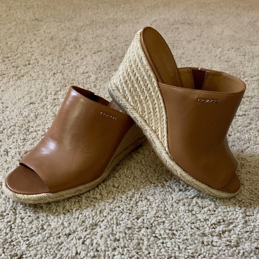 COACH Gayle Espadrille Wedge Sandal